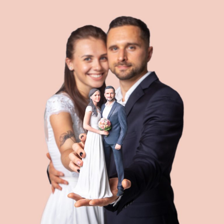 3d figuren verlobung hochzeit