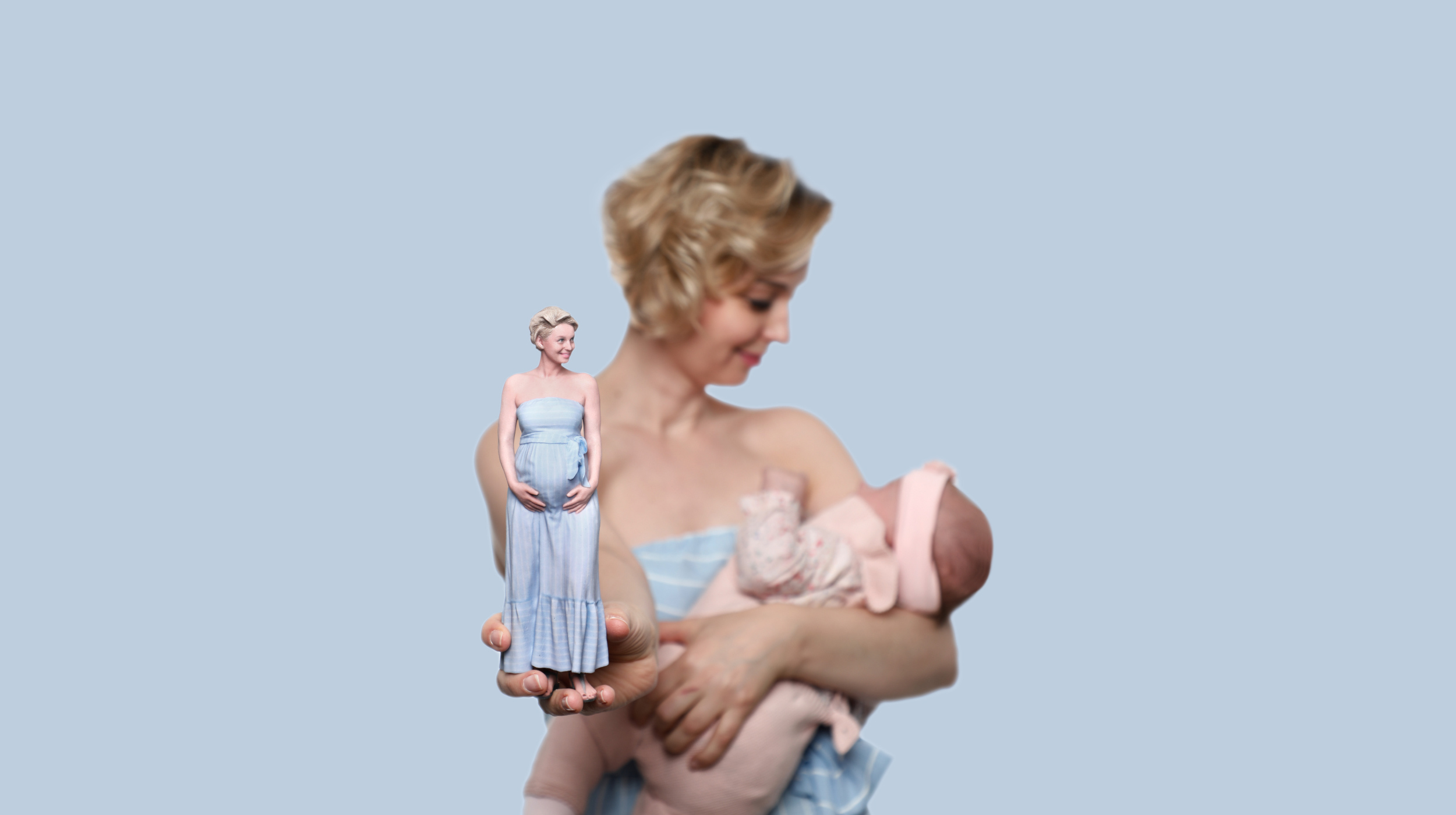 3D Figur einer Mutter